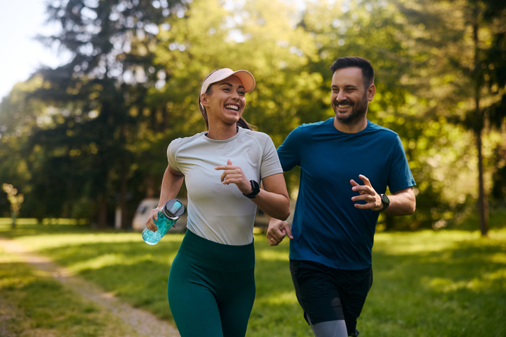 couple running 