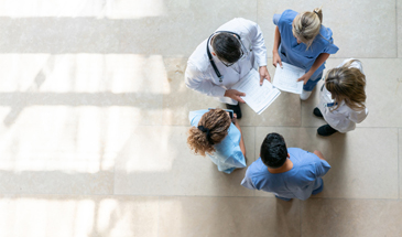 doctors in a circle